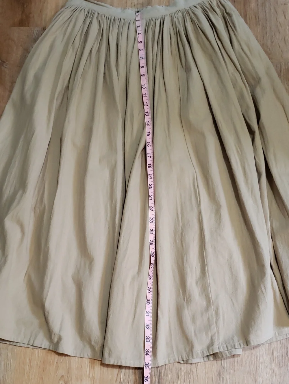 Laude The Label Full Midi Skirt In "Ginger", XXL - Picture 8 of 11